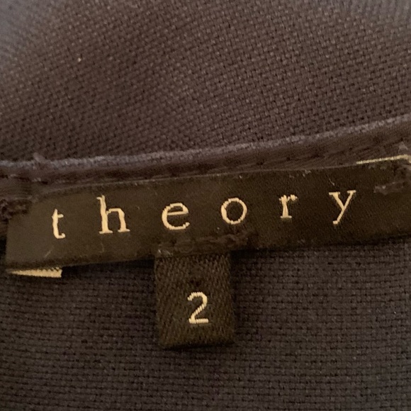 SZ 2 Theory Navy Blue Sleeveless Dress - Picture 3 of 5